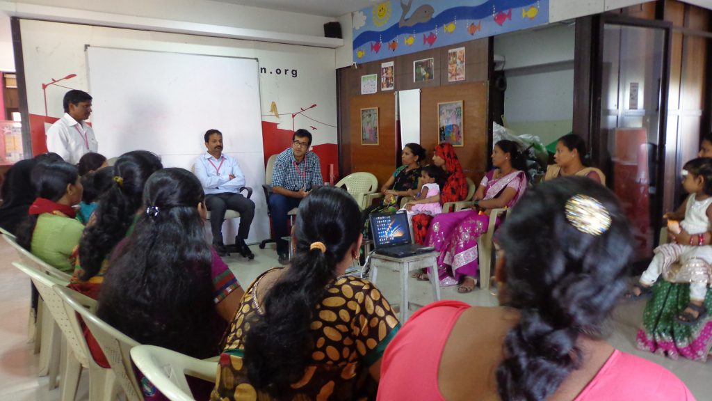 Beneficiaries sharing their feedback