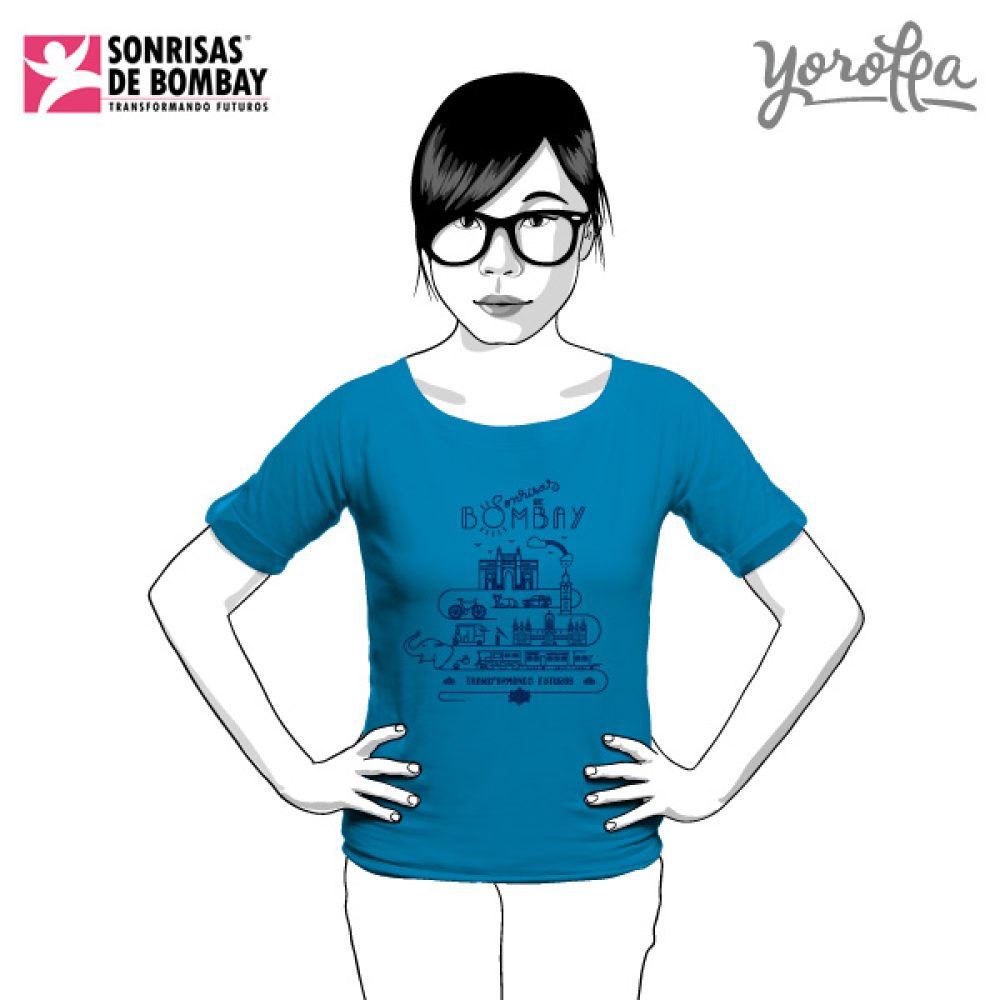 Camisetas sonrisas de bombay (mujer)
