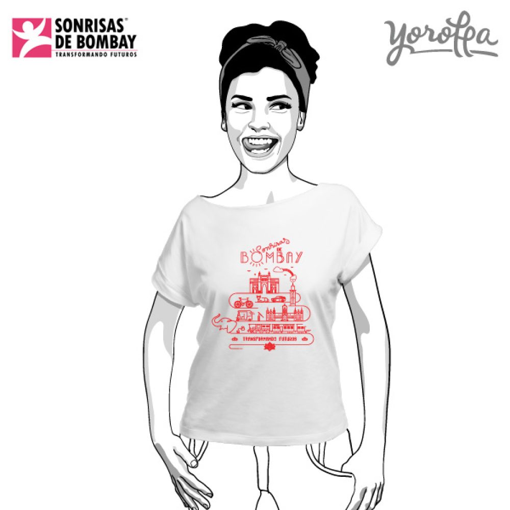 Camisetas sonrisas de Bombay (mujer)