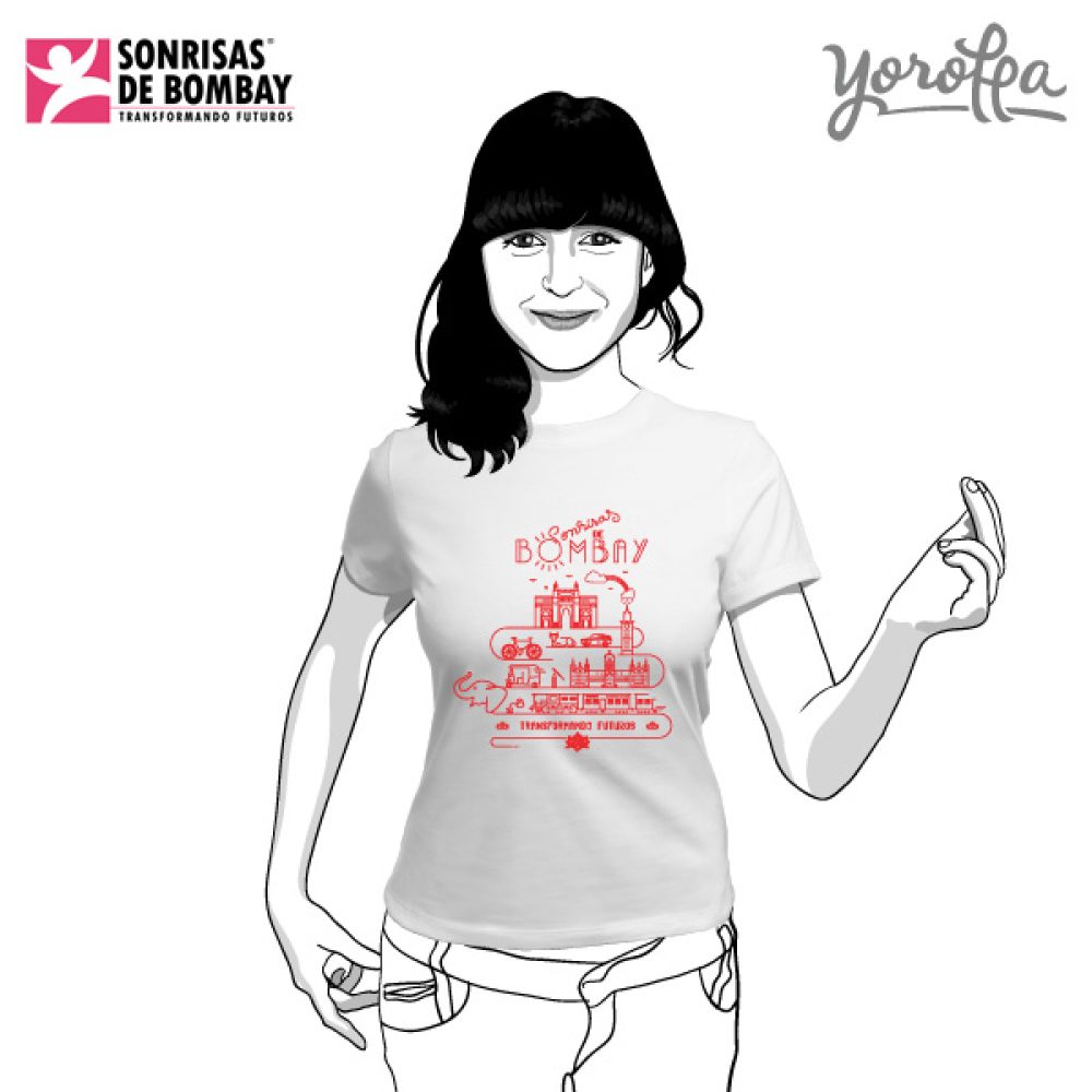 Camisetas Sonrisas de Bombay (unisex)