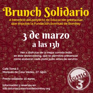 Brunch solidario en Asturias @ Restaurante Toma 3 | Gijón | Principado de Asturias | España