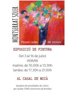 Nueva exposición solidaria de pintura de Montserrat Soler @ Casal de Moià