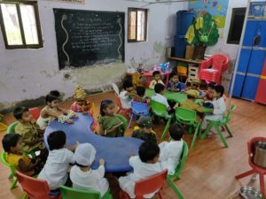 Organizamos un evento para que los niños se disfrazaran