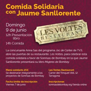 Comida Solidaria- Les Voltes Restaurant- Tarragona @ Les Voltes Restaurant