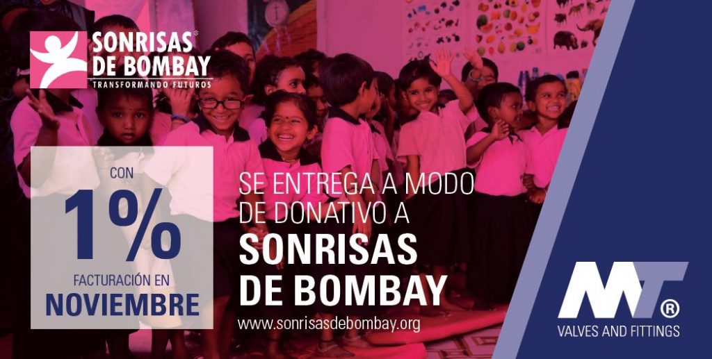 MT donación Tráfico Humano Sonrisas de Bombay