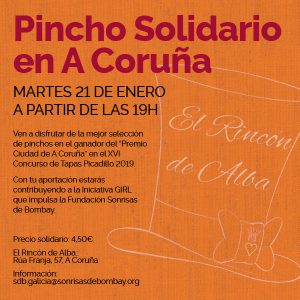 Pincho solidario en A Coruña @ El Rincón de Alba