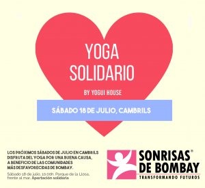 Los sábados del mes de julio, yoga solidario en Cambrils @ Parque de la Llosa