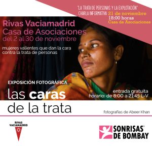 Exposición y charla "Las caras de la trata" en Rivas Vaciamadrid @ Casa de las asociaciones de Rivas Vaciamadrid