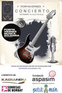 Concierto Solidario PorFinViernes @ Sala Luz de Gas