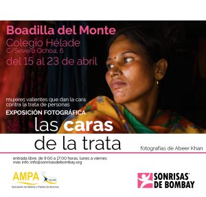 Exposición "Las caras de la trata" en Boadilla del Monte @ Colegio Hélade