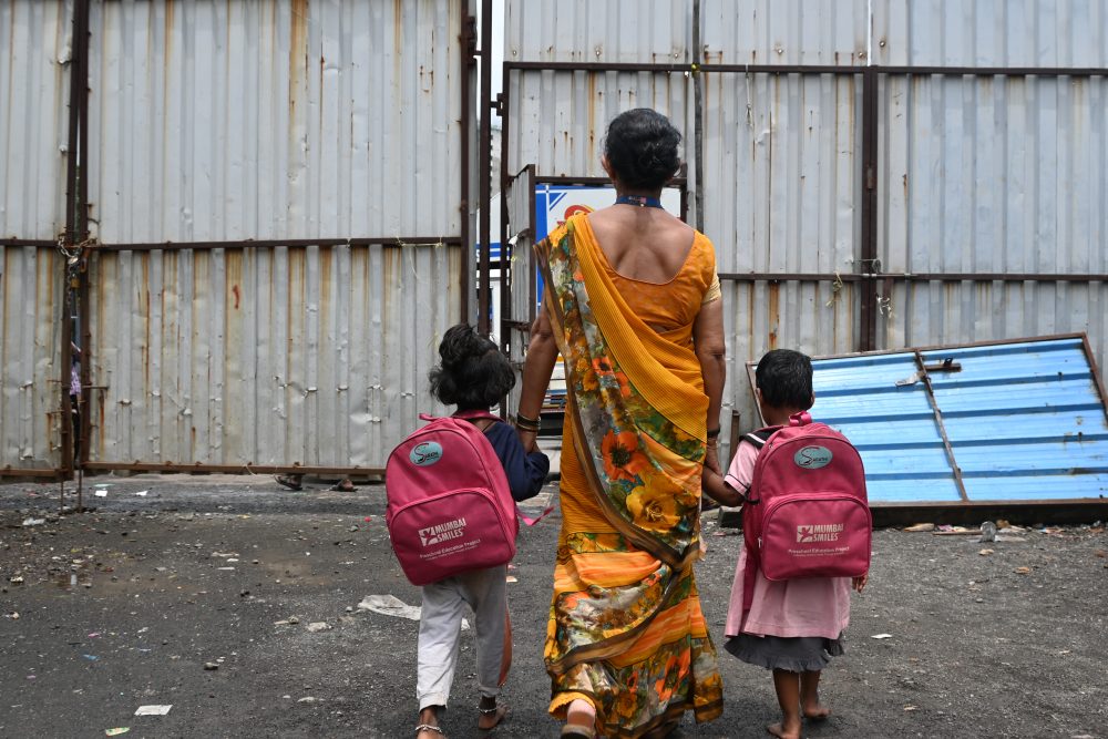 Mochila solidaria Sonrisas de Bombay