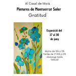 Gratitud, exposición de pinturas de Montserrat Soler i Clapers.