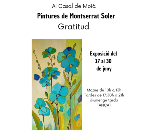 Gratitud, exposición de Montserrat Soler i Clapers