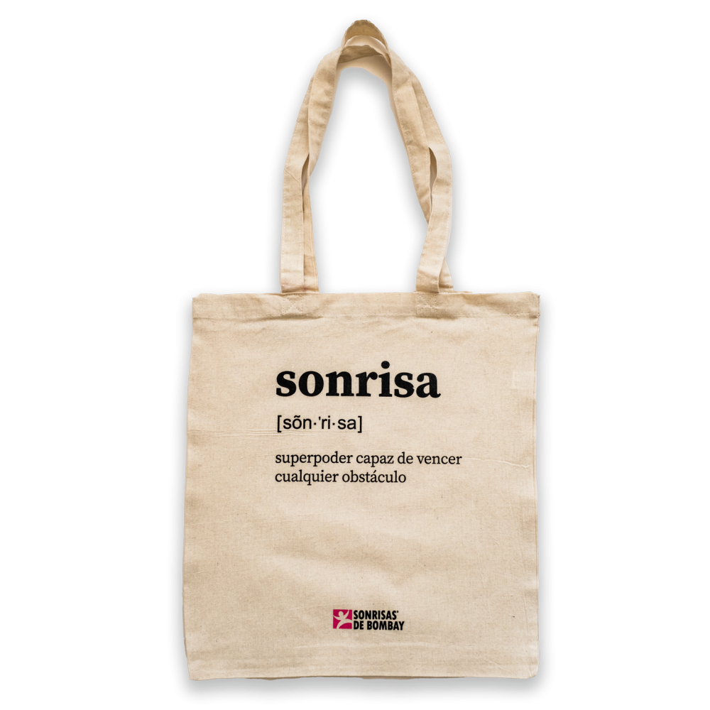 Totebag solidaria- superpoder de la sonrisa