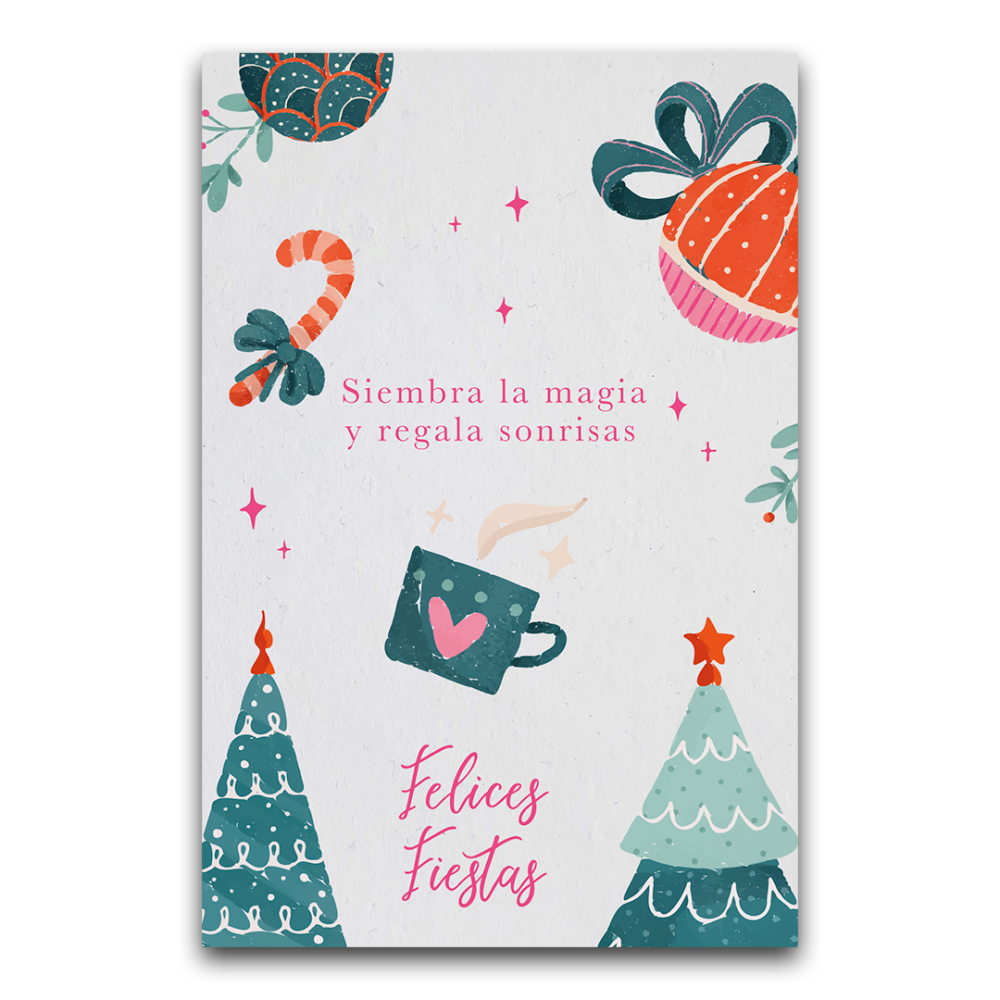 Postales solidarias ecológicas- Siembra la magia