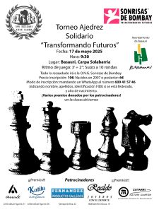 Torneo de Ajedrez solidario en Basauri (Vizcaya)