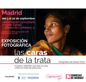 Exposición fotográfica «Las caras de la trata» en Madrid