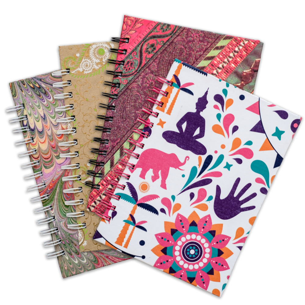 Cuaderno artesanal de anillas