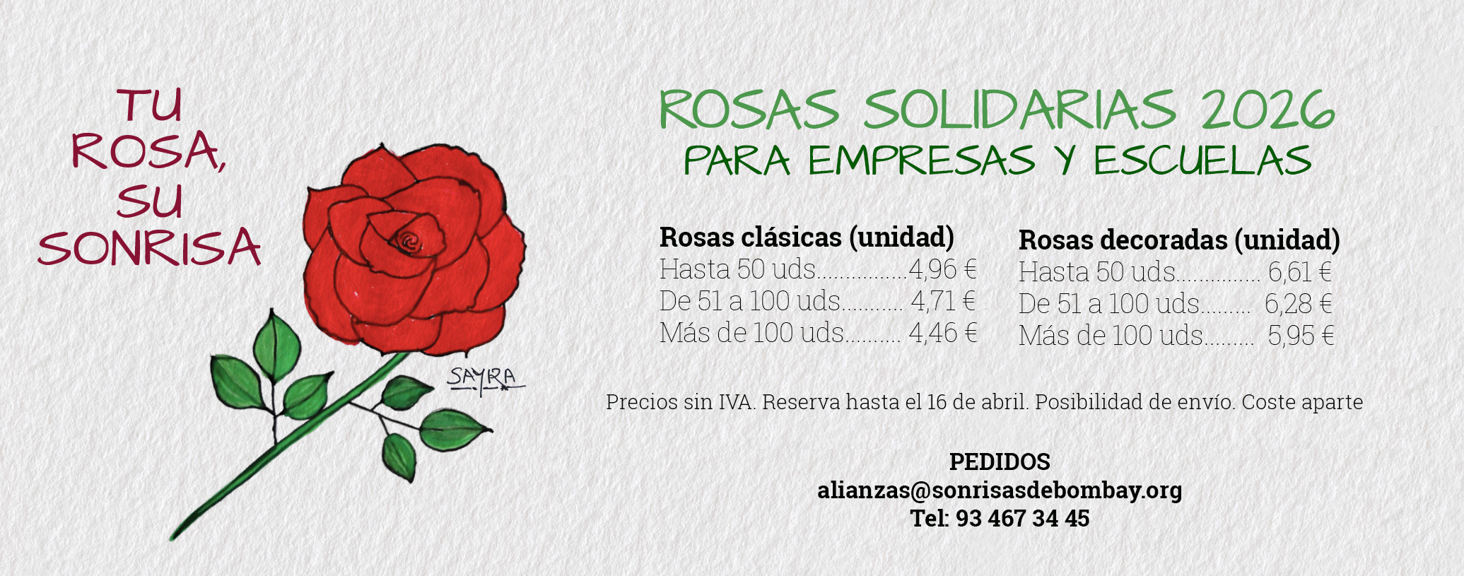 rosas para empresas