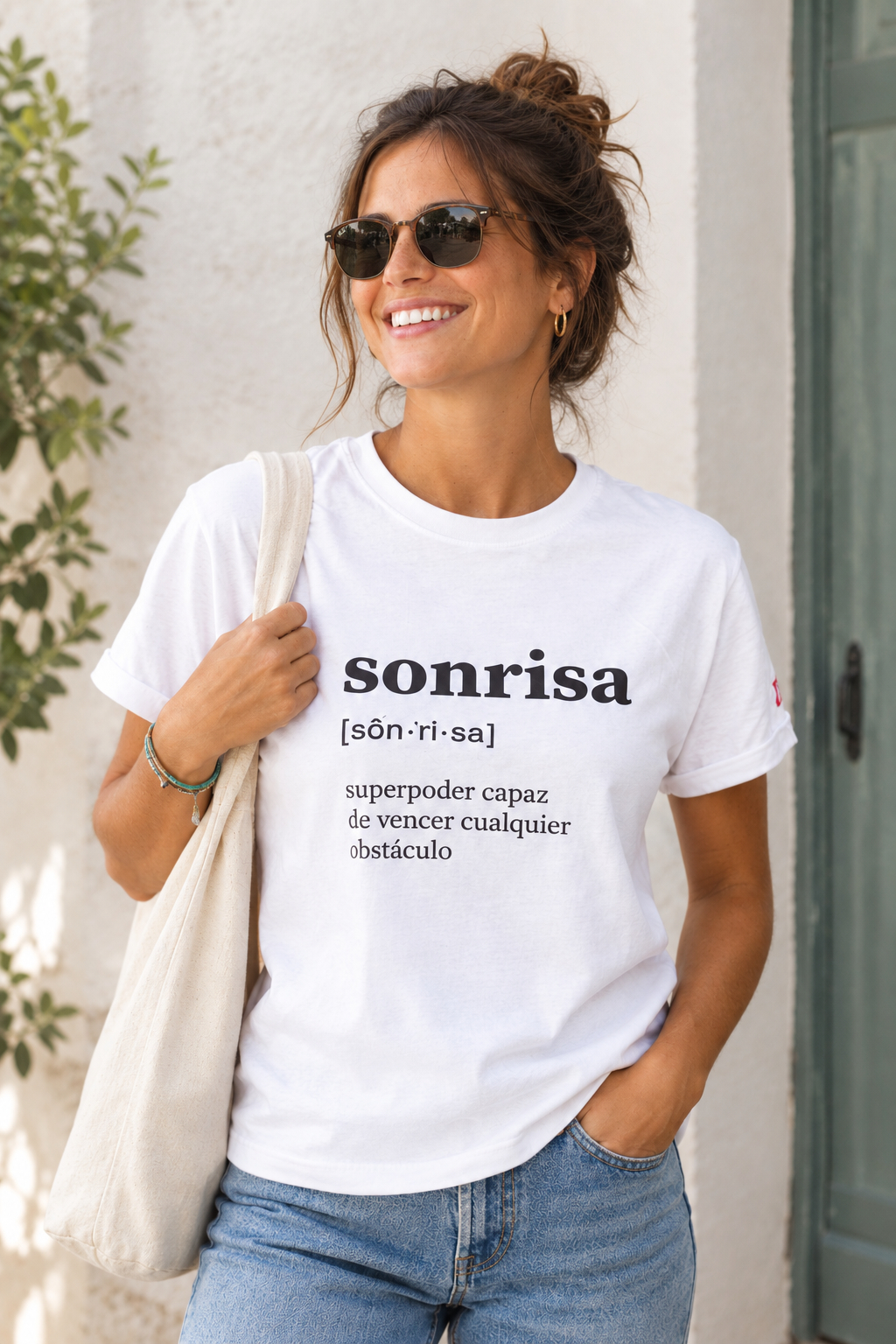 Camiseta solidaria algodón - Imagen 2