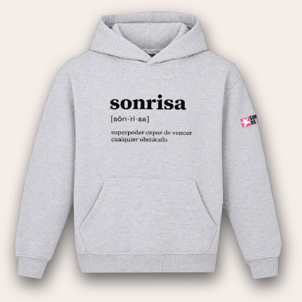 Sudadera solidaria sonrisas de bombay